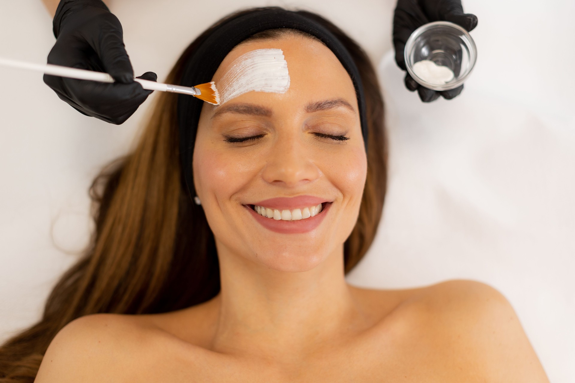 Relaxation and rejuvenation during a skincare treatment at a serene wellness center on a sunny afternoon